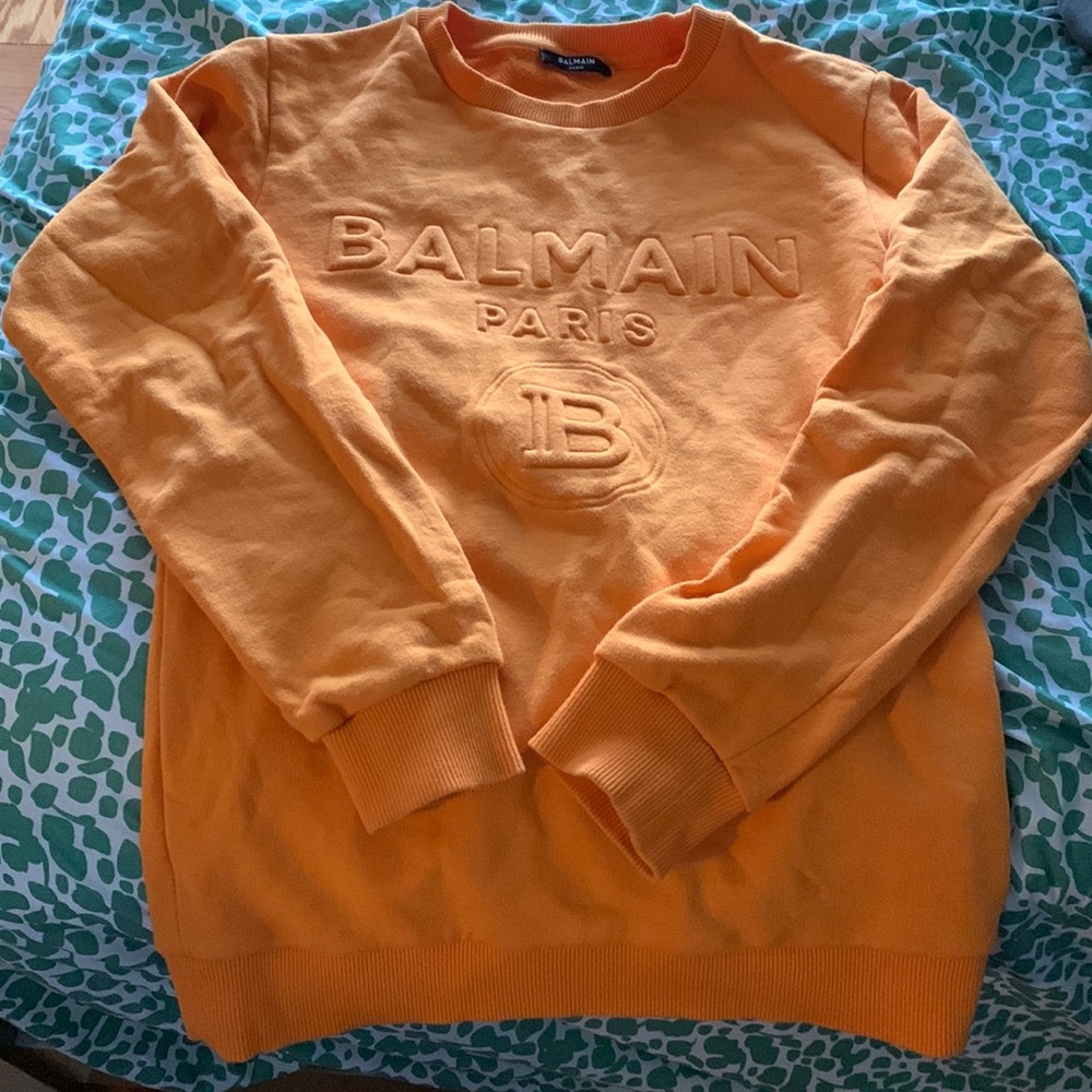 Big boys Balmain sweater 14a gently used good condition